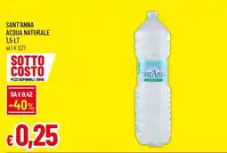 Famila Sant'Anna ACQUA NATURALE offerta