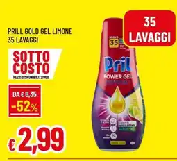 Famila PRILL GOLD GEL LIMONE 35 LAVAGGI offerta
