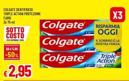 Famila COLGATE DENTIFRICIO TRIPLE ACTION PROTEZIONE CARIE offerta