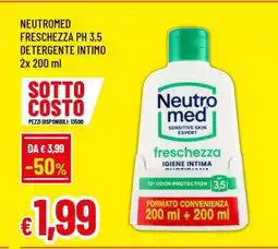 Famila NEUTROMED FRESCHEZZA PH 3,5 DETERGENTE INTIMO 2x 200 ml offerta