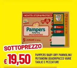 Famila Pampers Baby-Dry Pannolini/Mutandini offerta