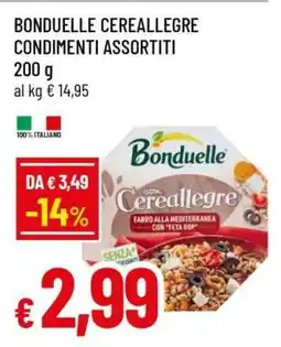 Famila BONDUELLE CEREALLEGRE CONDIMENTI ASSORTITI offerta