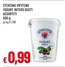 Famila STERZING VIPITENO YOGURT INTERO GUSTI ASSORTITI offerta