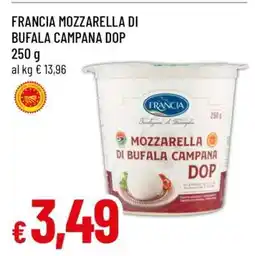 Famila FRANCIA MOZZARELLA DI BUFALA CAMPANA DOP offerta