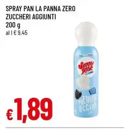 Famila Spray Pan La Panna Zero Zuccheri Aggiunti offerta