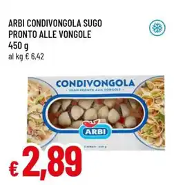 Famila ARBI CONDIVONGOLA SUGO PRONTO ALLE VONGOLE offerta