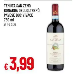 Famila TENUTA SAN ZENO BONARDA DELL'OLTREPÒ PAVESE DOC VIVACE offerta