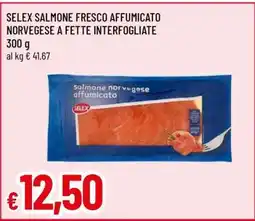 Famila SELEX SALMONE FRESCO AFFUMICATO NORVEGESE A FETTE INTERFOGLIATE offerta