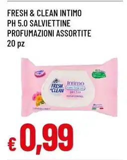 Famila FRESH & CLEAN INTIMO PH 5.0 SALVIETTINE PROFUMAZIONI ASSORTITE offerta