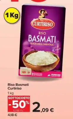Carrefour Riso Basmati Curtiriso offerta