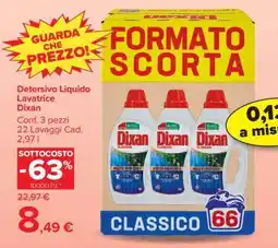 Carrefour Detersivo Liquido Lavatrice Dixan offerta