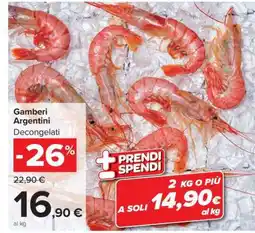 Carrefour Gamberi argentini offerta