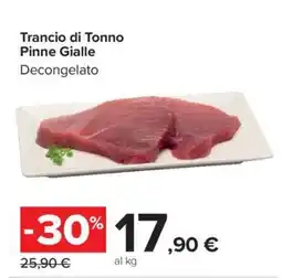 Carrefour Trancio Di Tonno Pinne Gialle offerta
