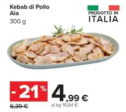 Carrefour Kebab di pollo Aia offerta