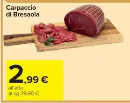 Carrefour Carpaccio di Bresaola offerta