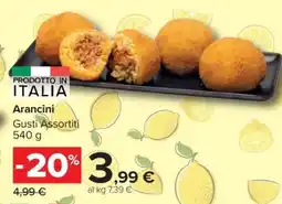 Carrefour Arancini offerta