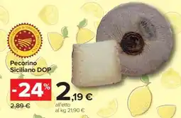 Carrefour Pecorino Siciliano DOP offerta