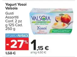 Carrefour Yogurt Yosoi Valsoia offerta