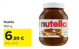 Carrefour Nutella offerta
