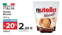 Carrefour NUTELLA BISCUITS offerta