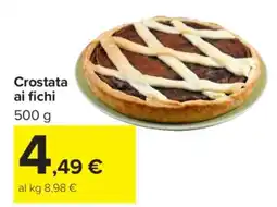 Carrefour Crostata ai fichi offerta