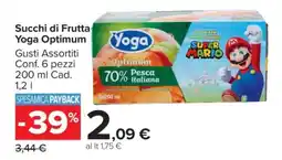 Carrefour Succhi di Frutta Yoga Optimum offerta