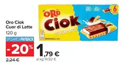 Carrefour ORO CIOK CUOR DI LATTE offerta