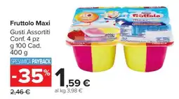 Carrefour Fruttolo Maxi offerta