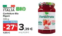 Carrefour Confetture Bio Rigoni offerta