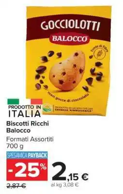 Carrefour Biscotti Ricchi Balocco offerta