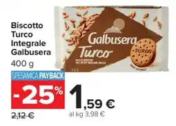 Carrefour Biscotto Turco Integrale Galbusera offerta