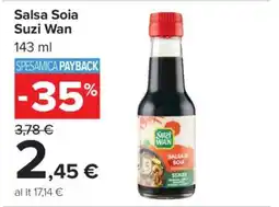 Carrefour Salsa Soia Suzi Wan offerta
