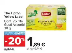 Carrefour The Lipton Yellow Label offerta