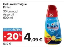 Carrefour Gel Lavastoviglie Finish offerta