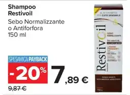 Carrefour SHAMPOO RESTIVOIL offerta