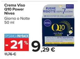 Carrefour Crema Viso Q10 Power Nivea offerta