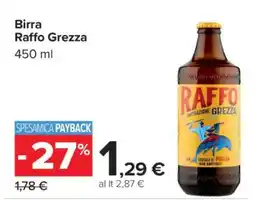 Carrefour Birra Raffo grezza offerta