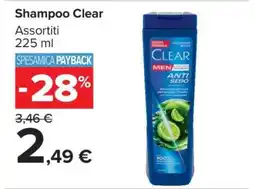 Carrefour SHAMPOO CLEAR offerta