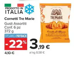 Carrefour CORNETTI TRE MARIE offerta