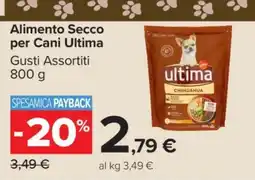Carrefour Alimento secco per cani Ultima offerta