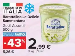 Carrefour Barattolino Le Delizie Sammontana offerta