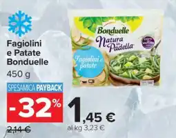 Carrefour Fagiolini e Patate Bonduelle offerta