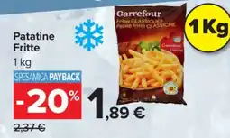 Carrefour Patatine fritte offerta