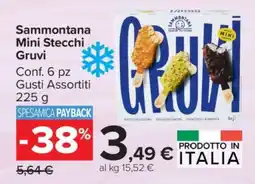 Carrefour Sammontana Mini Stecchi Gruvi offerta