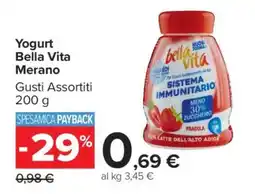 Carrefour Yogurt Bella Vita Merano offerta