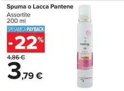 Carrefour Spuma o Lacca Pantene offerta