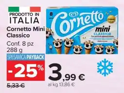 Carrefour Cornetto Mini Classico offerta