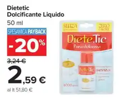 Carrefour Dietetic Dolcificante Liquido offerta