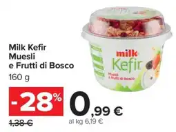 Carrefour Milk Kefir Muesli e Frutti di Bosco offerta