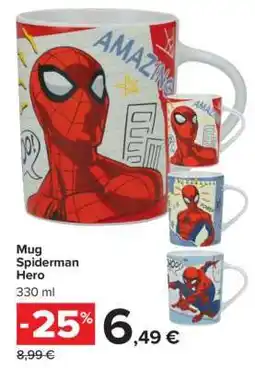Carrefour Mug Spiderman Hero offerta